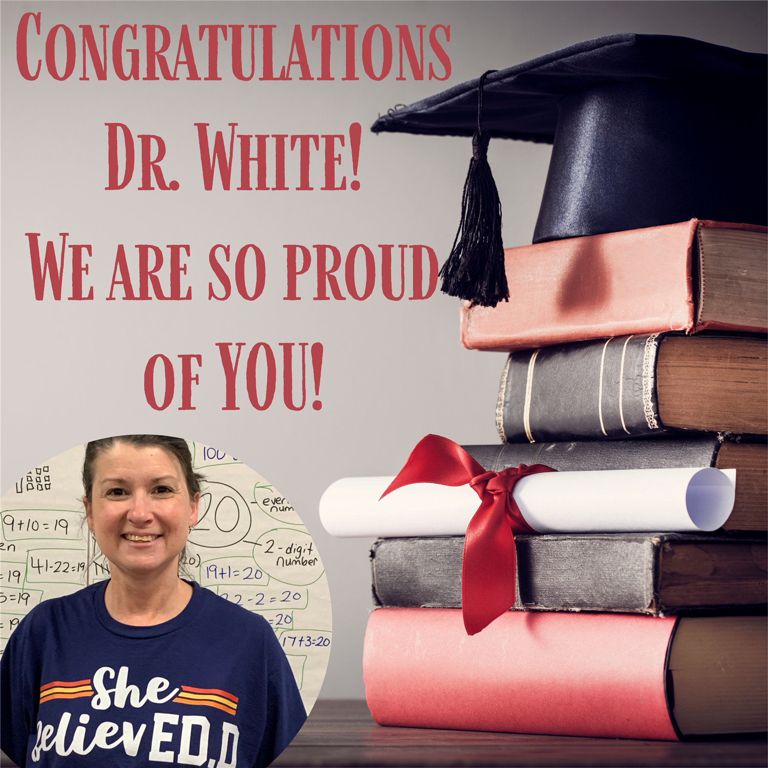  Congratulations Dr. White!